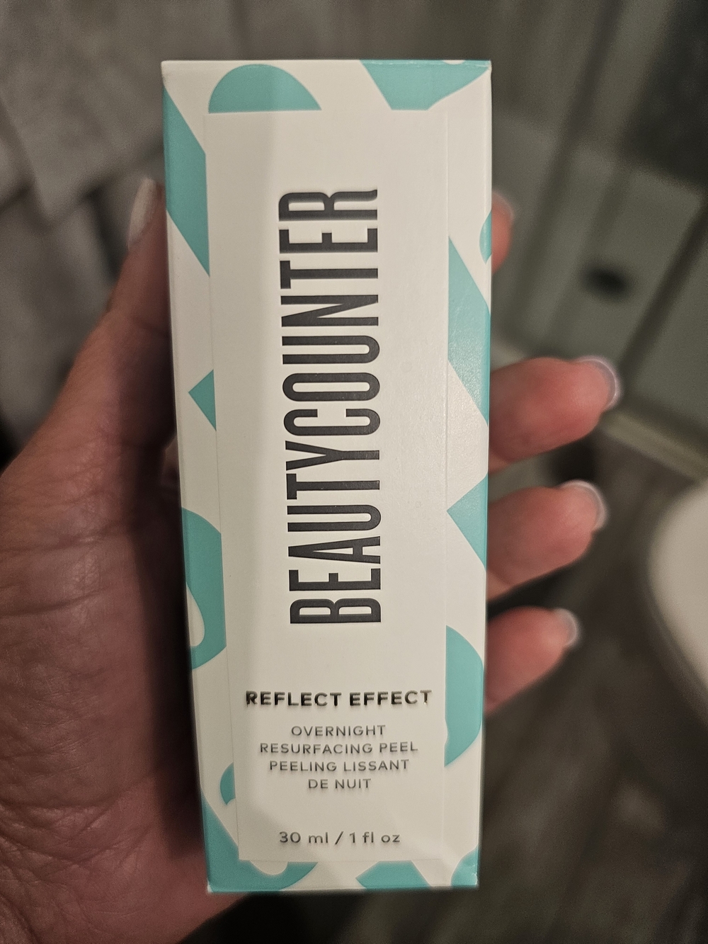 Beautycounter Reflect Effect Overnight Resurfacing Peel - White/Teal